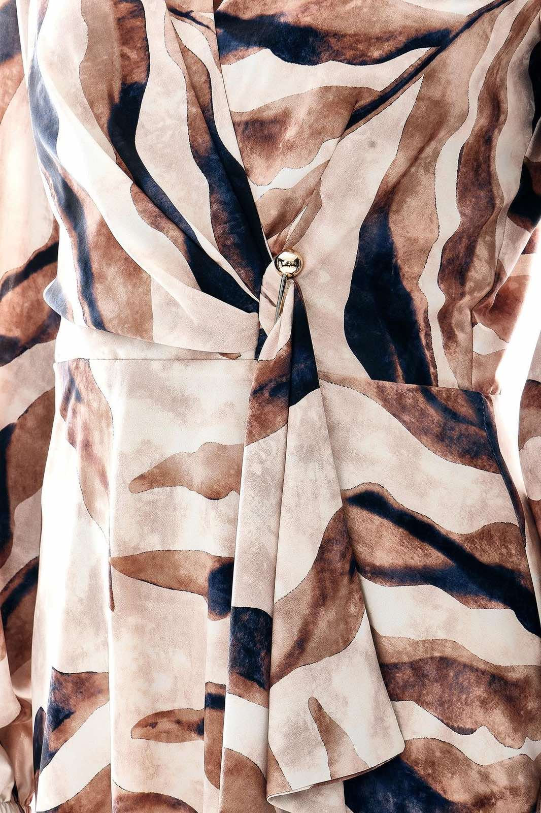 Рокля Миди с Декоративна Тока