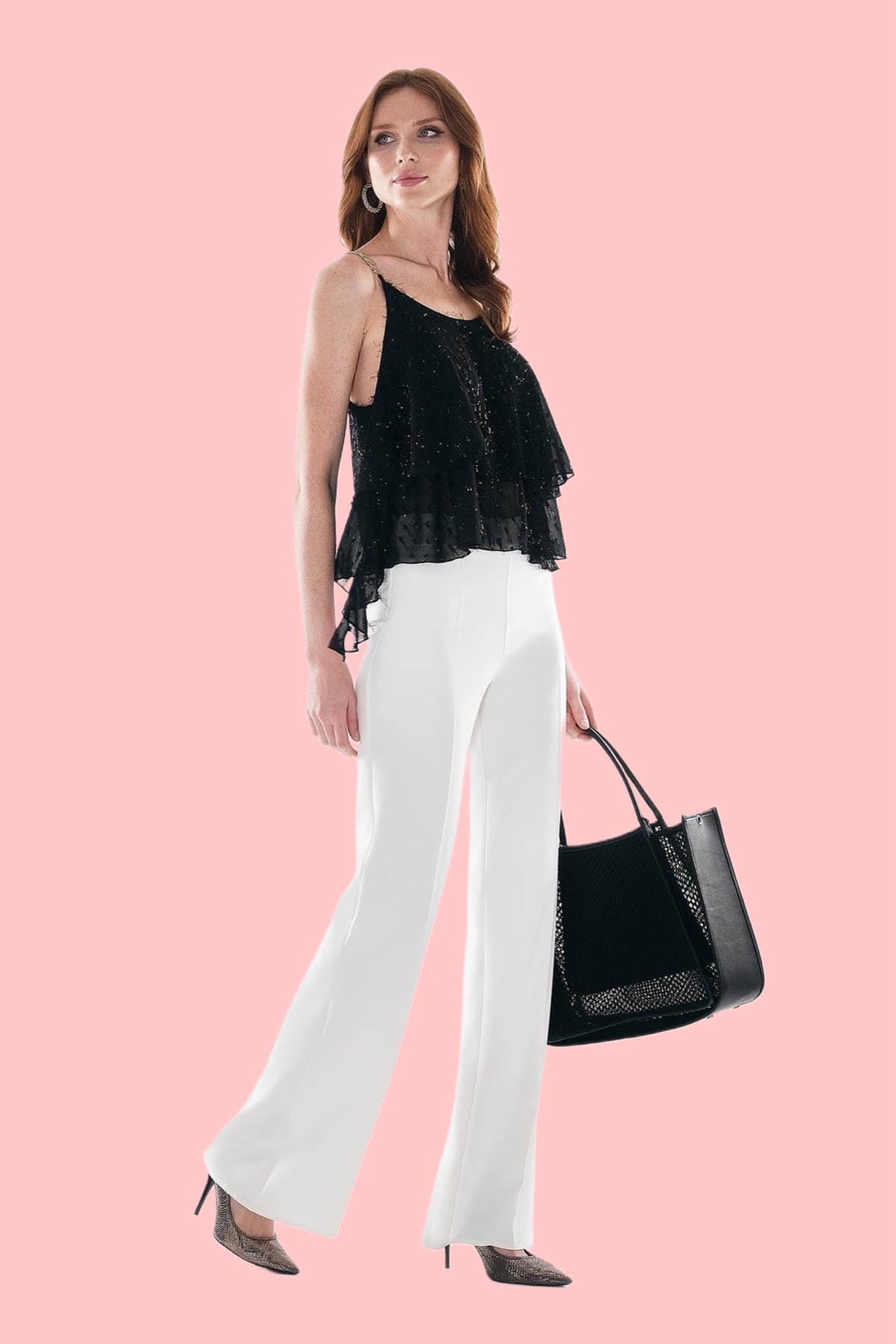 Потник с Блестящ Ефект и Ресни