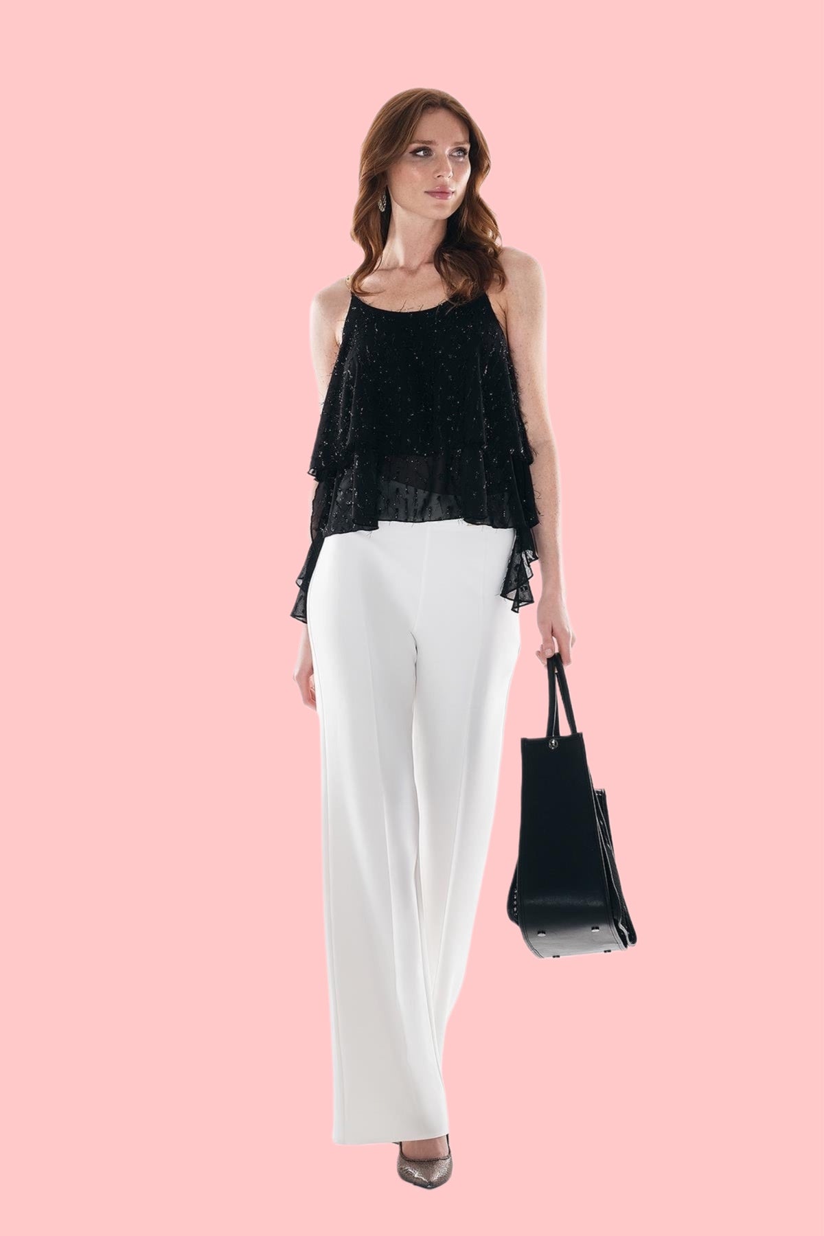 Потник с Блестящ Ефект и Ресни